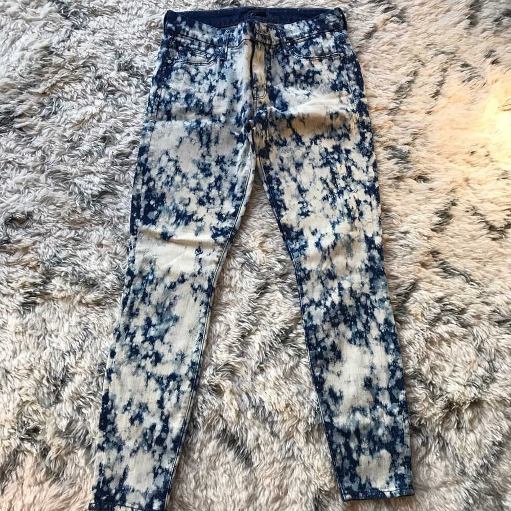 Mother Denim tie dye denim